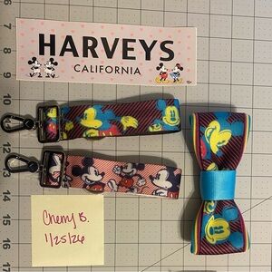 Harveys cng and bow Mickey Mouse Accessories - Blue and Yellow MCG and americano